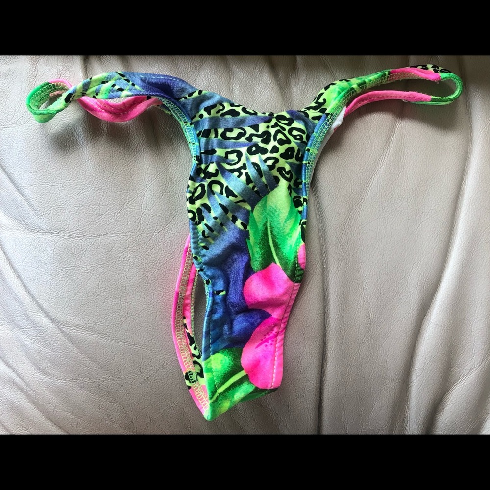 Cute tropical print THONG